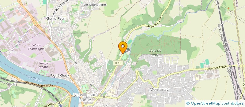 localisation de l'entreprise SCI DU TAUROBOLE  NEUVILLE-SUR-SAONE