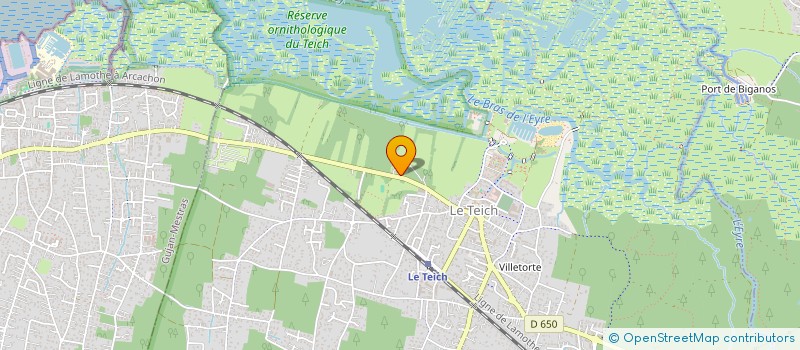 localisation de l'entreprise SCI  DU TEICH  LE TEICH