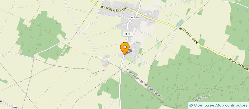 localisation de l'entreprise SCI DU TELEGRAPHE  SAINT-GEORGES-LES-BAILLARGEAUX