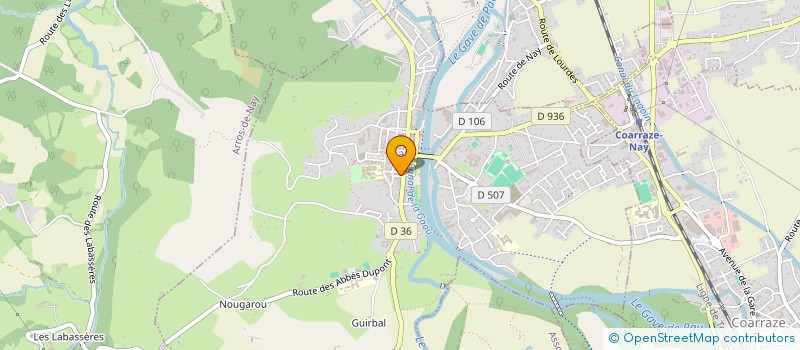 localisation de l'entreprise SCI DU TEMPLE  NAY