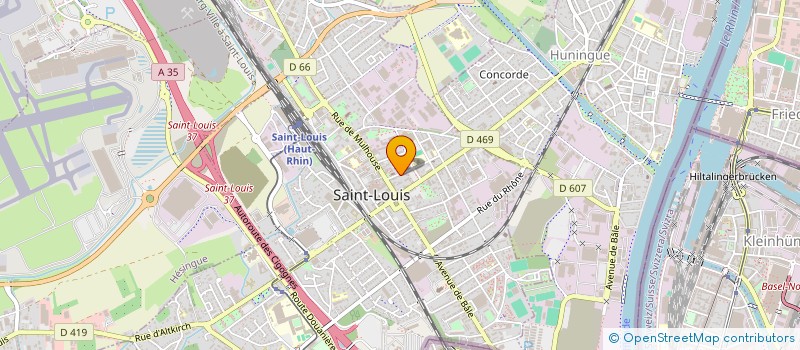 localisation de l'entreprise SCI DU TEMPLE  SAINT-LOUIS