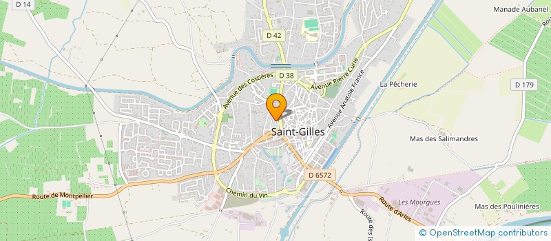 localisation de l'entreprise SCI DU TEMPLE à SAINT-GILLES
