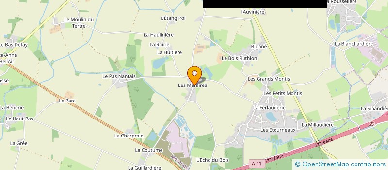 localisation de l'entreprise SCI DU TEMPLE  LA ROCHE-BLANCHE