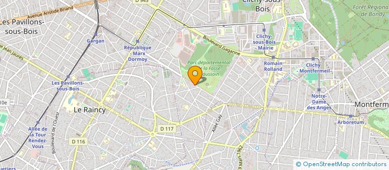 localisation de l'entreprise SCI DU TEMPLE à CLICHY-SOUS-BOIS