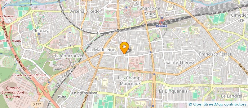 localisation de l'entreprise SCI DU TEMPLE  RENNES