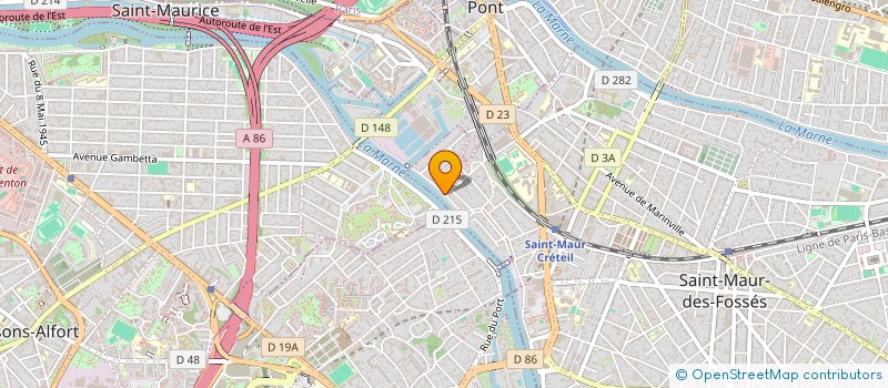 localisation de l'entreprise SCI DU TEMPLE à SAINT-MAUR-DES-FOSSES