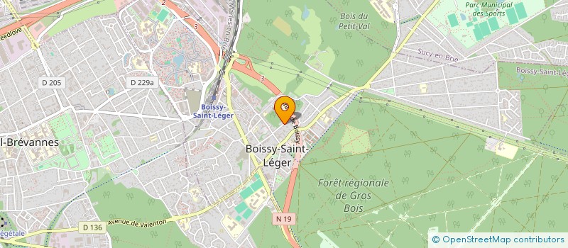 localisation de l'entreprise SCI DU TEMPLE à BOISSY-SAINT-LEGER