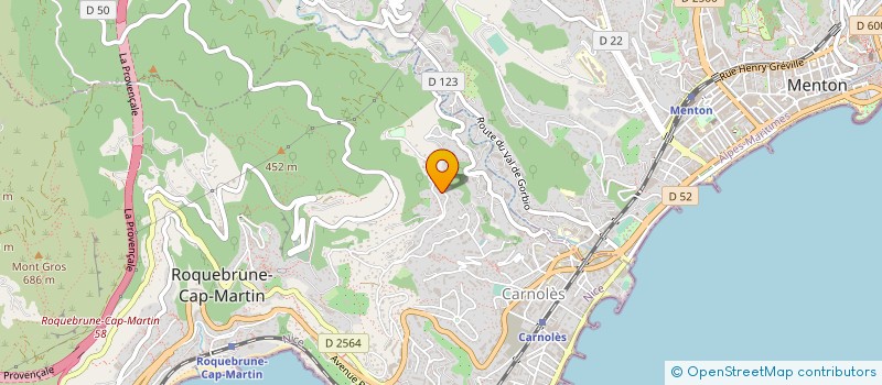 localisation de l'entreprise SCI DU TENAO à ROQUEBRUNE-CAP-MARTIN