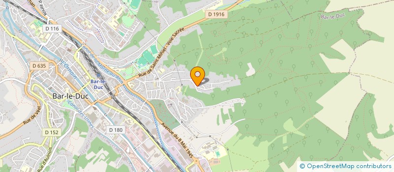 localisation de l'entreprise SCI DU TENNIS CLUB à BAR-LE-DUC