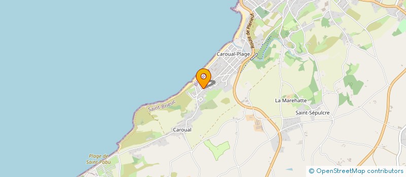 localisation de l'entreprise SCI DU TENNIS DU COIN DES FEES  ERQUY