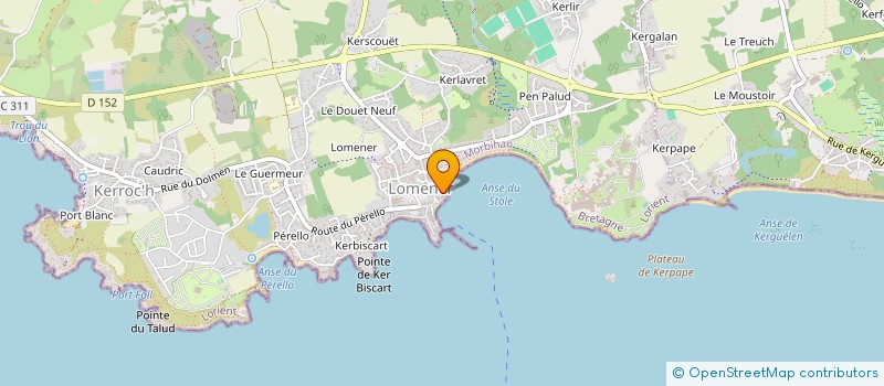 localisation de l'entreprise SCI DU TER à PLOEMEUR
