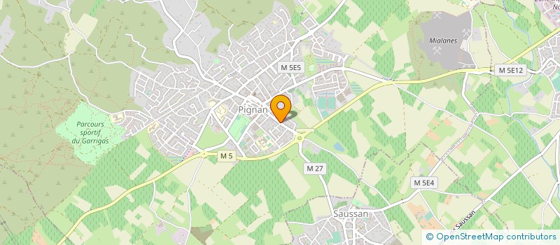 localisation de l'entreprise SCI DU TERME ROUGE à PIGNAN