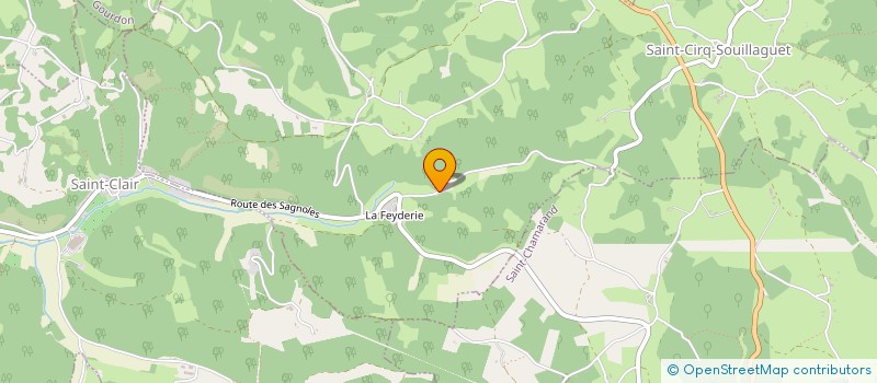 localisation de l'entreprise SCI DU TERRAL  GOURDON