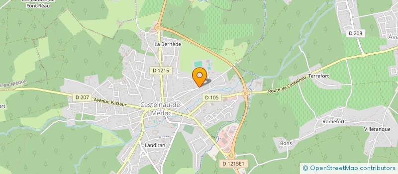 localisation de l'entreprise SCI DU TERREFORT  CASTELNAU-DE-MEDOC