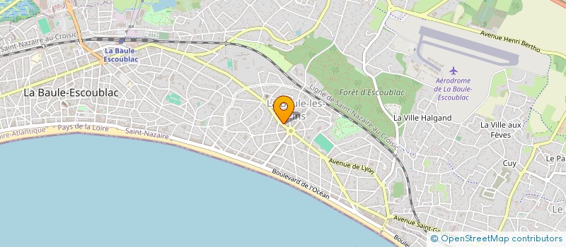 localisation de l'entreprise SCI DU TERRIER à LA BAULE-ESCOUBLAC