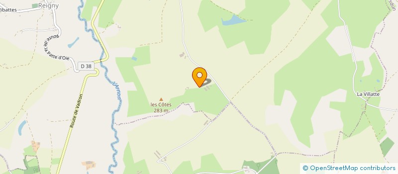 localisation de l'entreprise SCI DU TERRIER  SAINT-CHRISTOPHE-LE-CHAUDRY