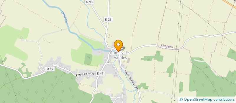 localisation de l'entreprise SCI DU TERRIER  RUMILLY-LES-VAUDES