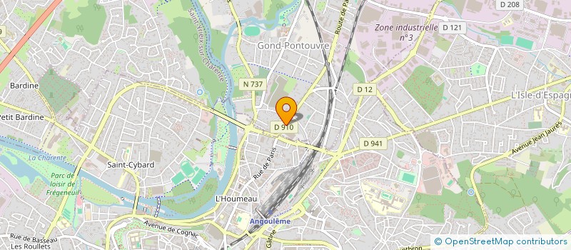 localisation de l'entreprise SCI DU TERRIER LA MADELEINE  GOND-PONTOUVRE