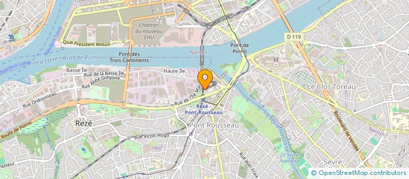 localisation de l'entreprise SCI DU TERROIR  REZE