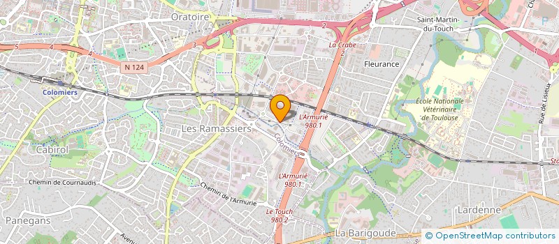 localisation de l'entreprise SCI DU TERROIR  TOULOUSE