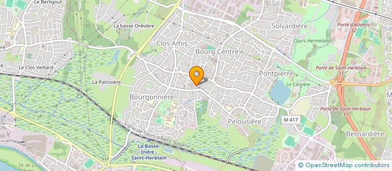 localisation de l'entreprise SCI DU TERTIBUREAU  ST-HERBLAIN