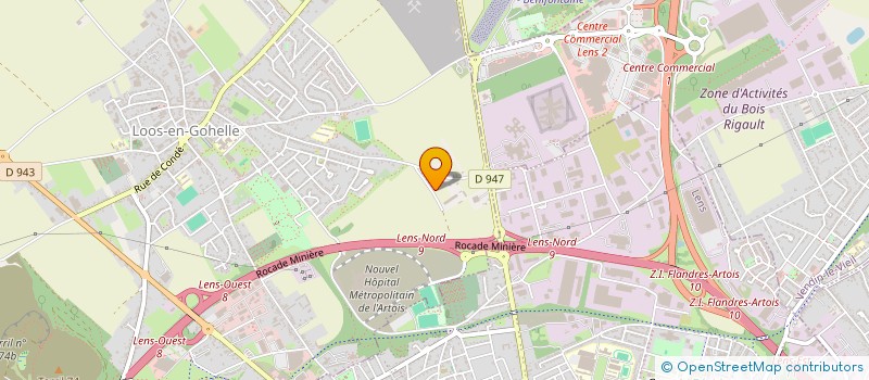 localisation de l'entreprise SCI DU TERTRE  LOOS EN GOHELLE