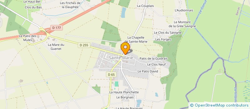 localisation de l'entreprise SCI DU TERTRE à SAINTE-MARIE