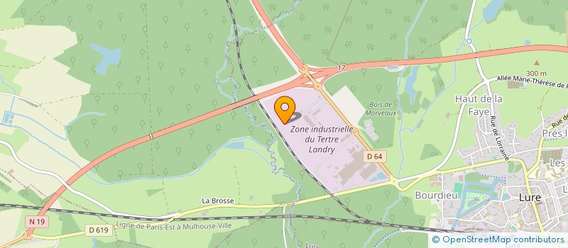 localisation de l'entreprise SCI DU TERTRE  LURE