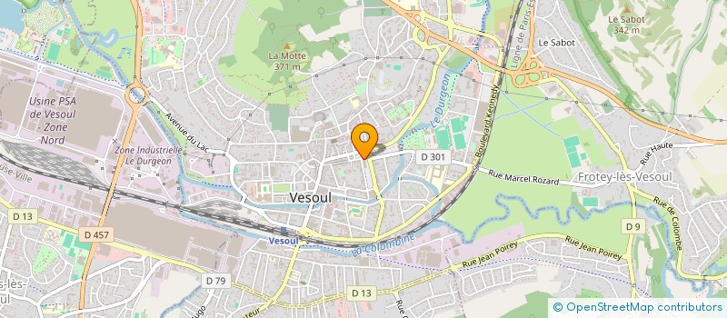 localisation de l'entreprise SCI DU TERTRE à VESOUL