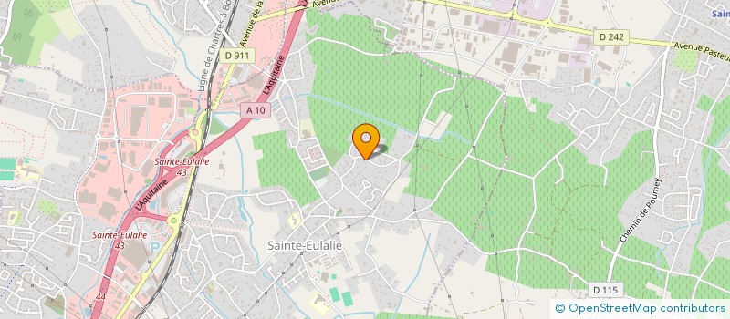 localisation de l'entreprise SCI DU TERTRE à SAINTE-EULALIE