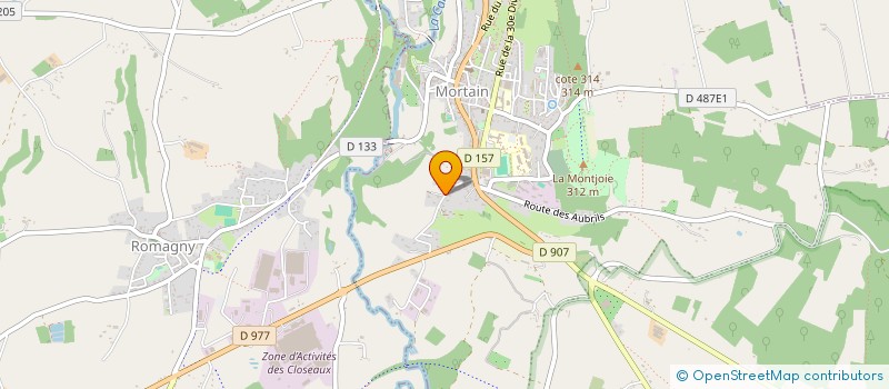 localisation de l'entreprise SCI DU TERTRE à MORTAIN-BOCAGE