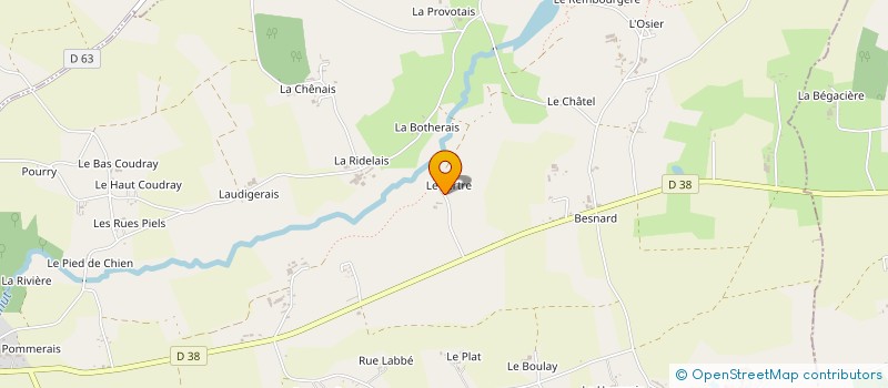 localisation de l'entreprise SCI DU TERTRE  PAIMPONT