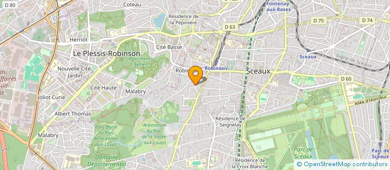 localisation de l'entreprise SCI DU TET  CHATENAY-MALABRY