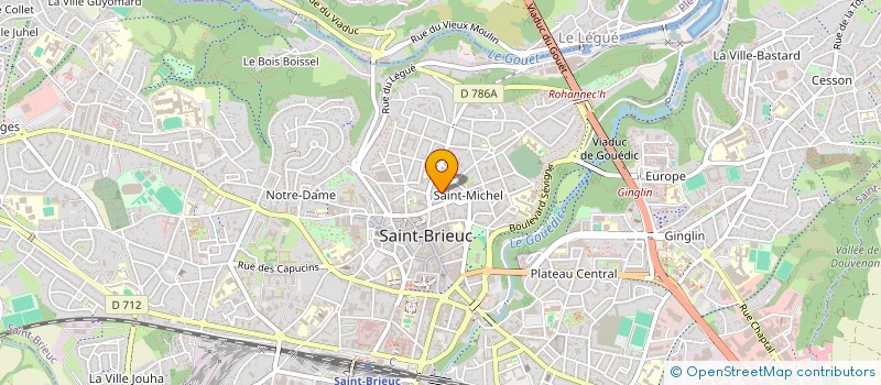 localisation de l'entreprise SCI DU THABOR  SAINT-BRIEUC