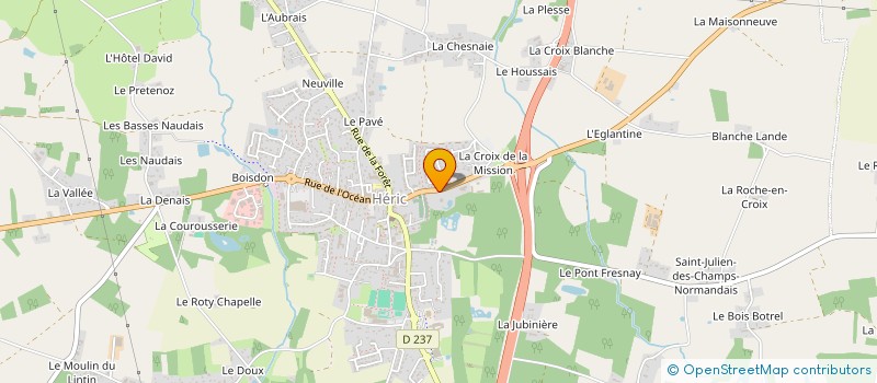 localisation de l'entreprise SCI DU THABORD  HERIC