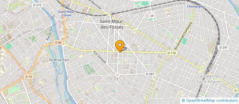 localisation de l'entreprise SCI DU THEATRE à SAINT-MAUR-DES-FOSSES
