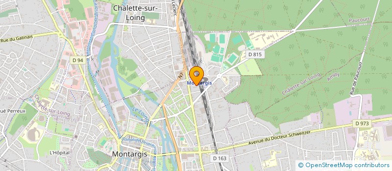 localisation de l'entreprise SCI DU THEATRE à MONTARGIS