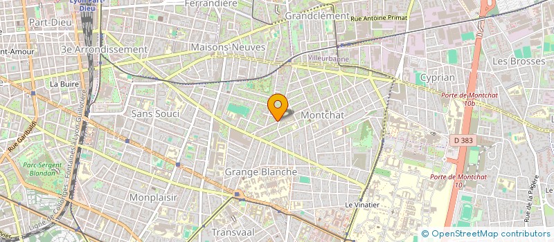 localisation de l'entreprise SCI DU THEATRE  LYON