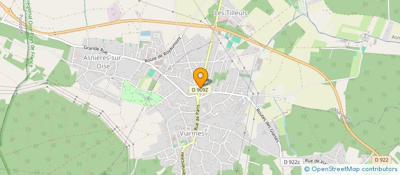 localisation de l'entreprise SCI DU THEATRE  VIARMES