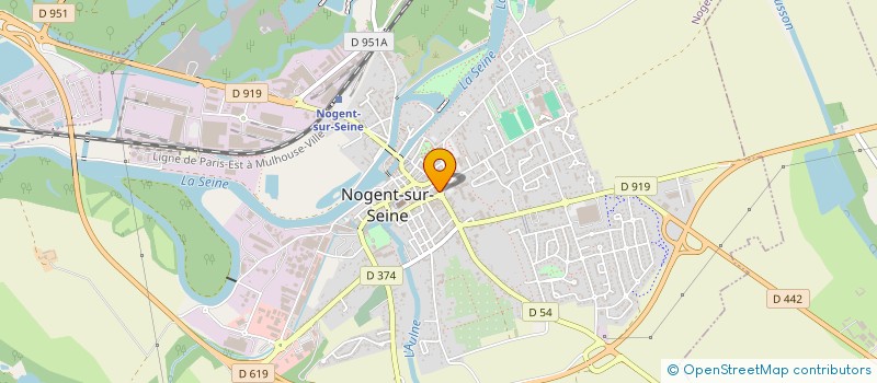 localisation de l'entreprise SCI DU THEATRE  NOGENT-SUR-SEINE