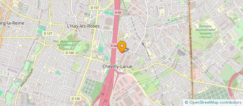 localisation de l'entreprise SCI DU THEATRE  L'HAY-LES-ROSES