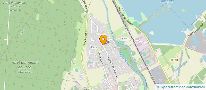 localisation de l'entreprise SCI DU THEATRE  LERY