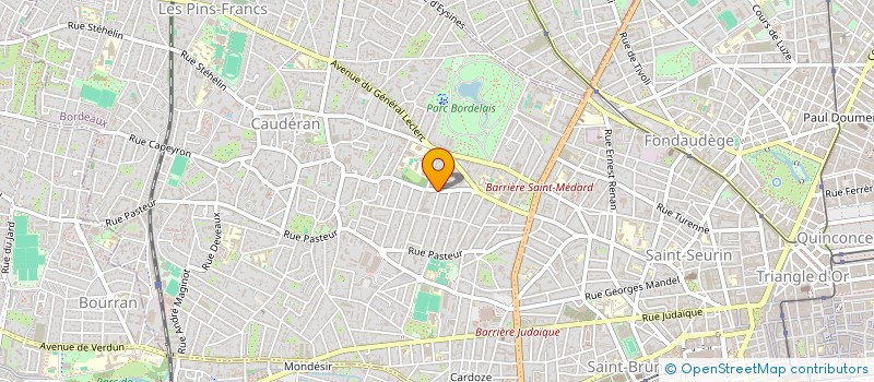 localisation de l'entreprise SCI DU THEATRE  BORDEAUX