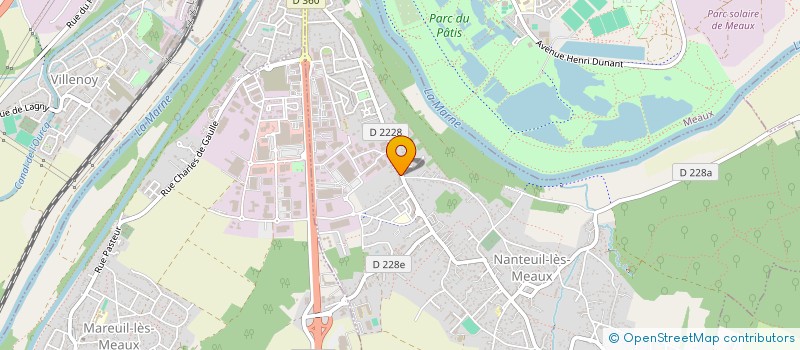 localisation de l'entreprise SCI DU THEMPLE à NANTEUIL-LES-MEAUX
