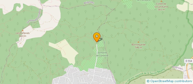 localisation de l'entreprise SCI DU THERON  GAREOULT