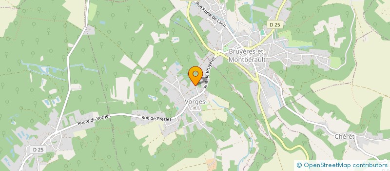 localisation de l'entreprise SCI DU THIERNY  VORGES