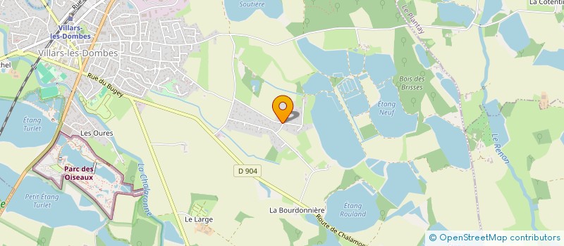 localisation de l'entreprise SCI DU THOU à VILLARS-LES-DOMBES