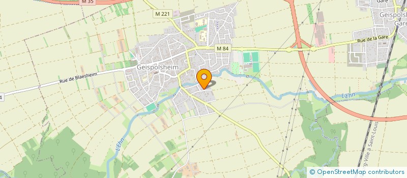 localisation de l'entreprise SCI DU THYM  GEISPOLSHEIM