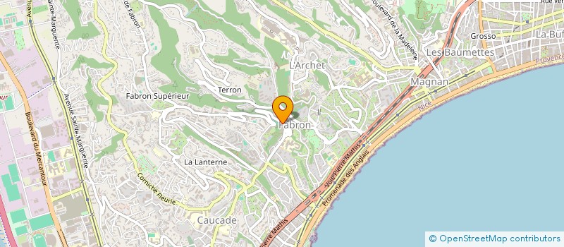 localisation de l'entreprise SCI DU THYM à NICE