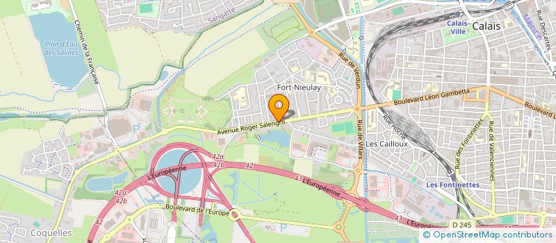 localisation de l'entreprise SCI DU THYM SAUVAGE  CALAIS